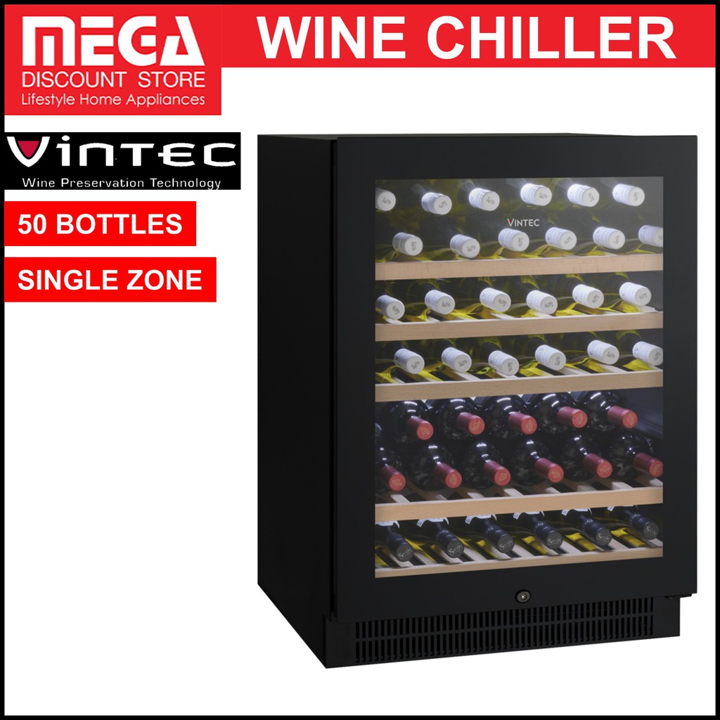 VINTEC VWS050SBAX 50 BOTTLES WINE CELLAR Shopee Singapore