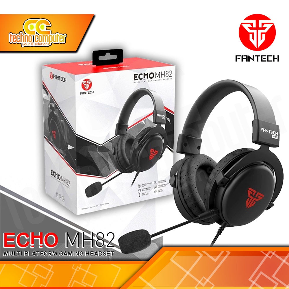 Fantech MH82 Echo Multiplatform Headset Gaming Headset Shopee