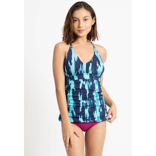 Women's Tankini 2-piece Tummy Covered Bathing Suits Double Up Swim