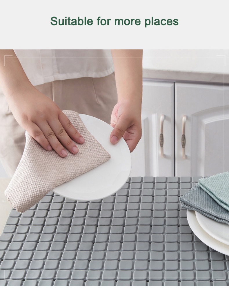 10 Pcs/Set Kitchen Towel Cleaning Cloth For Window Glass Car Floor Rags ...