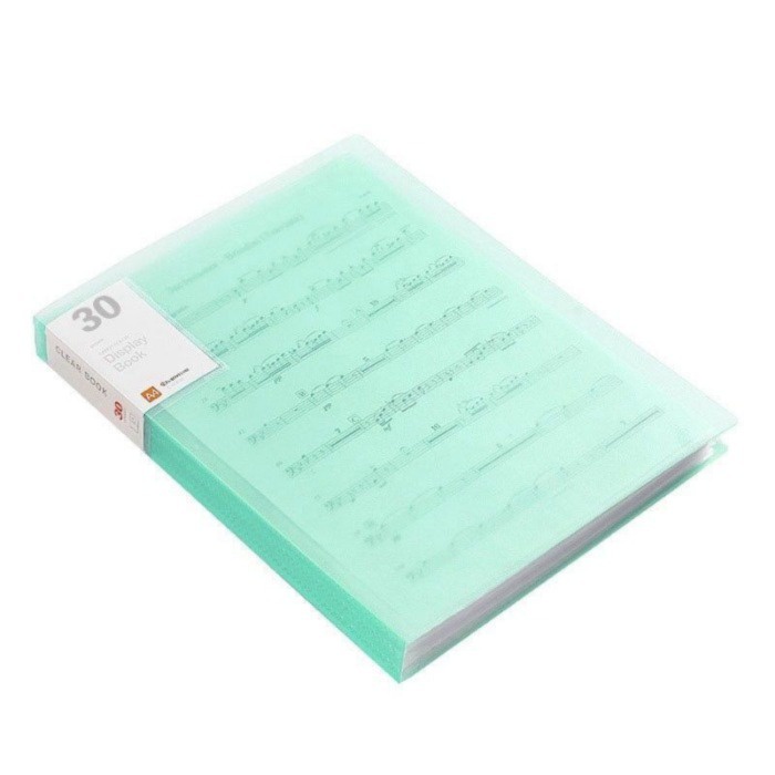 A4 File Folder Clear Insert Book Transparent Inner Page Plastic Folder ...