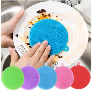 Silicone Dish Washing Brush Bowl Pot Pan Wash Cleaning Brushes Pads - China  Cleaning Brushes Pads and Silicone Dish Washing Brush price