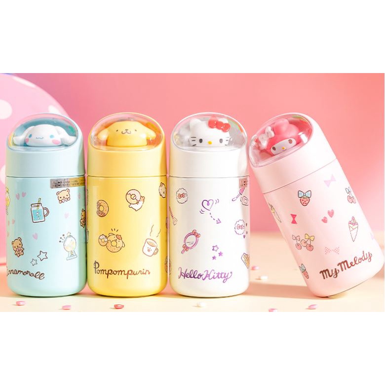 Hello Kitty Stainless Steel Bottle with Neoprene Carrier