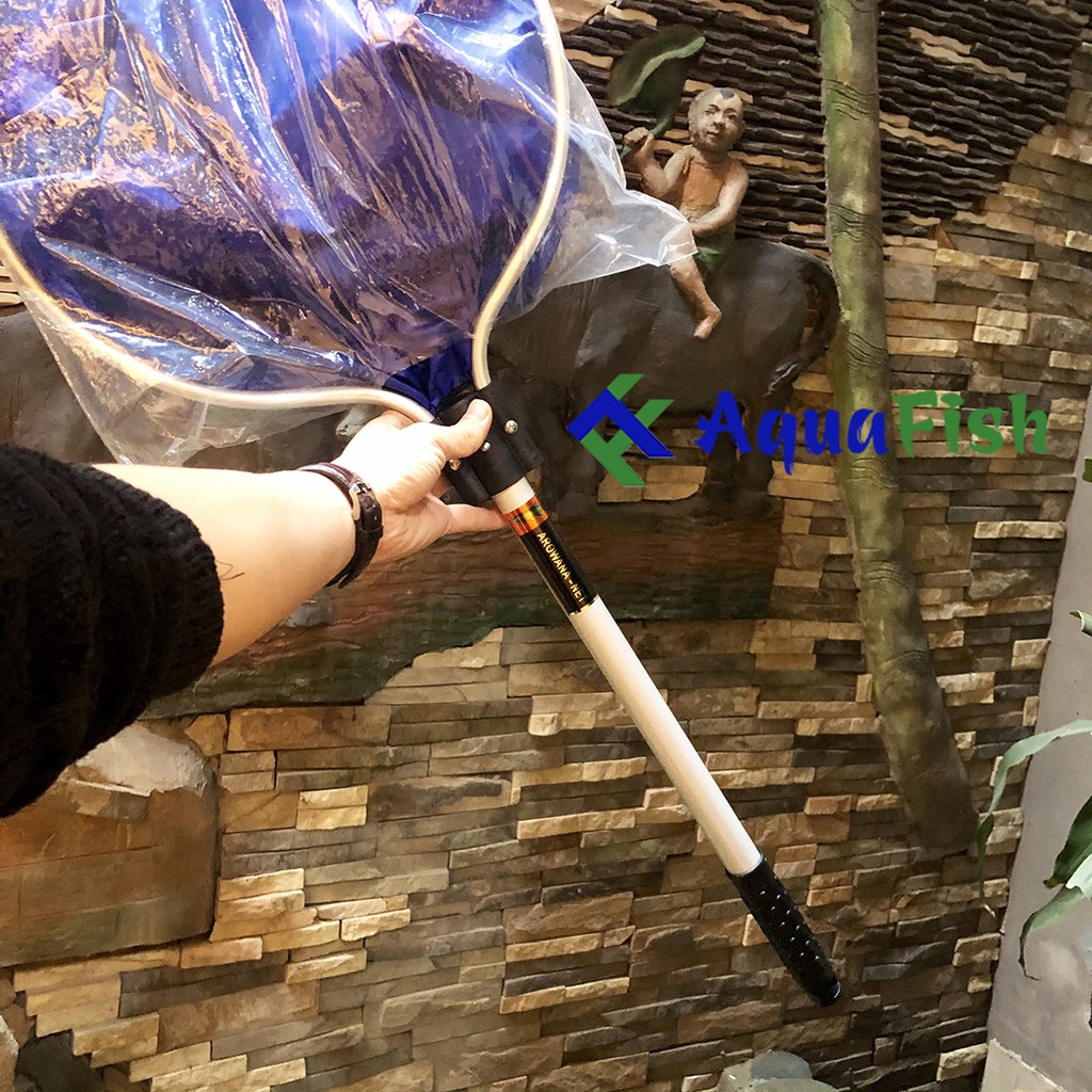 Bottomless racket (used to catch large Koi and Arowana fish) | Shopee ...