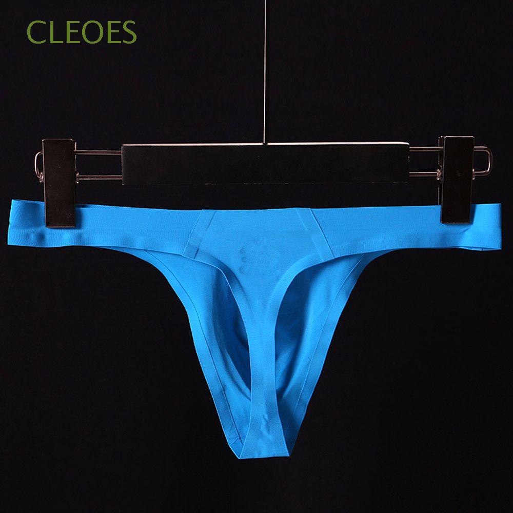 Cleoes Seamless Underwear Seamless Thongs Male Panties G String Cotton