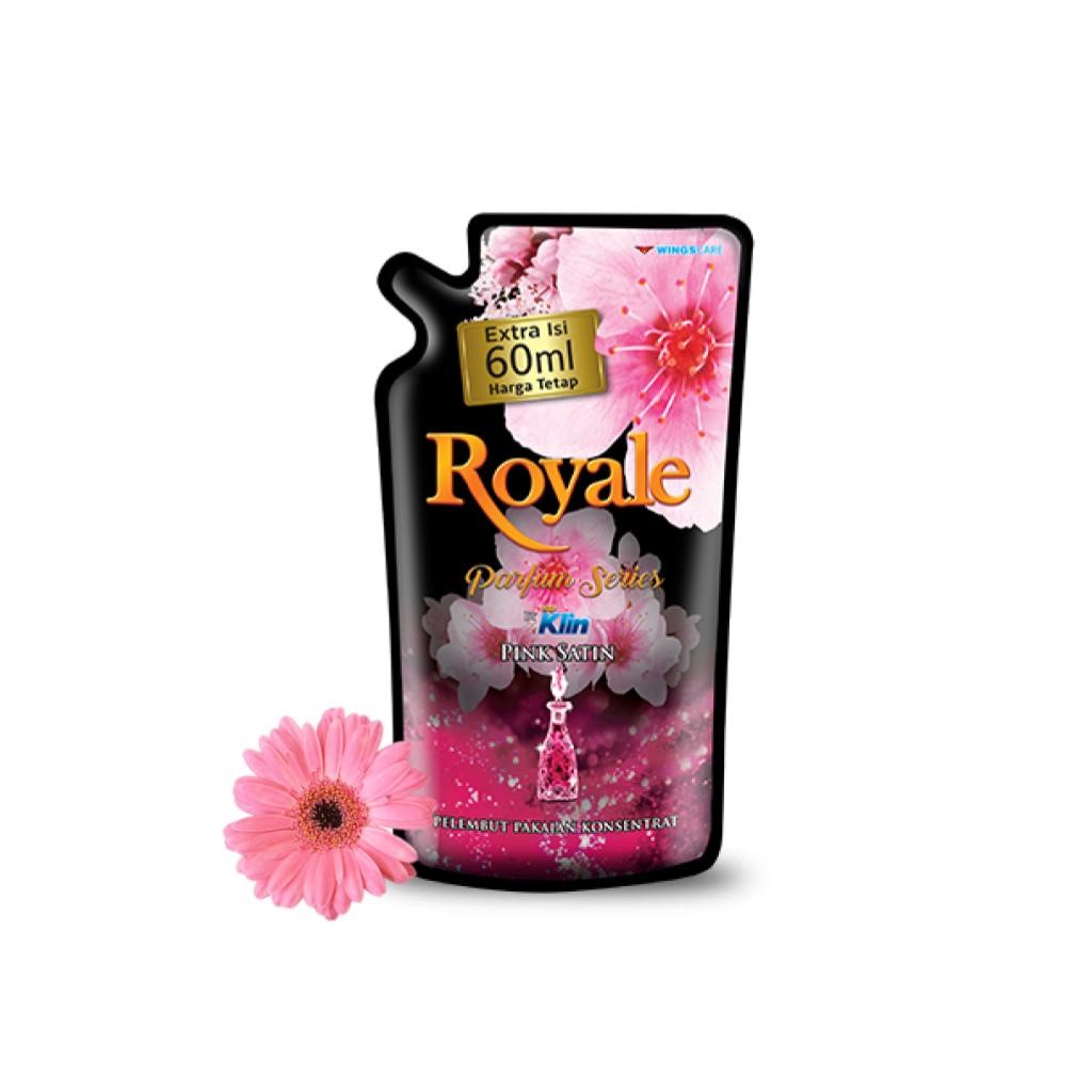Royale Parfum Series Pelembut dan Pewangi Pakaian Pink Satin 600 ml - Gambar 2