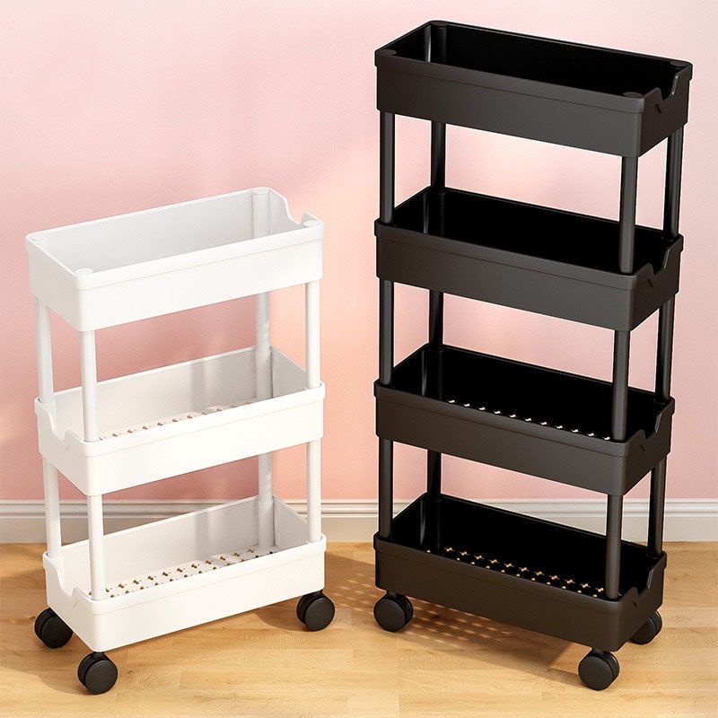 Toilet Bathroom Gap Storage Rack Floor Washing Machine Refrigerator ...