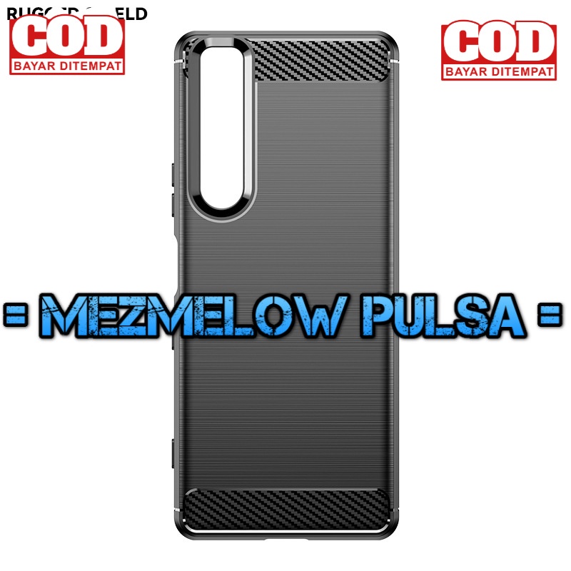 Case Fiber Carbon Casing Caseng Silicone Softcase SONY XPERIA 1 III / XPERIA 1 MARK 3 - Gambar 2
