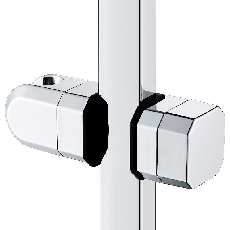 PunchFree Shower Bracket Shower Lift Rod Square Slide Bushing Universal Nozzle Fixed Base