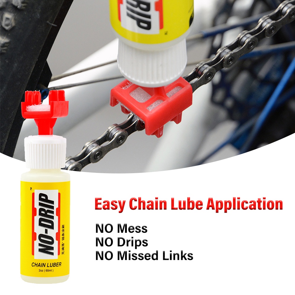 Bicycle chain grease clearance