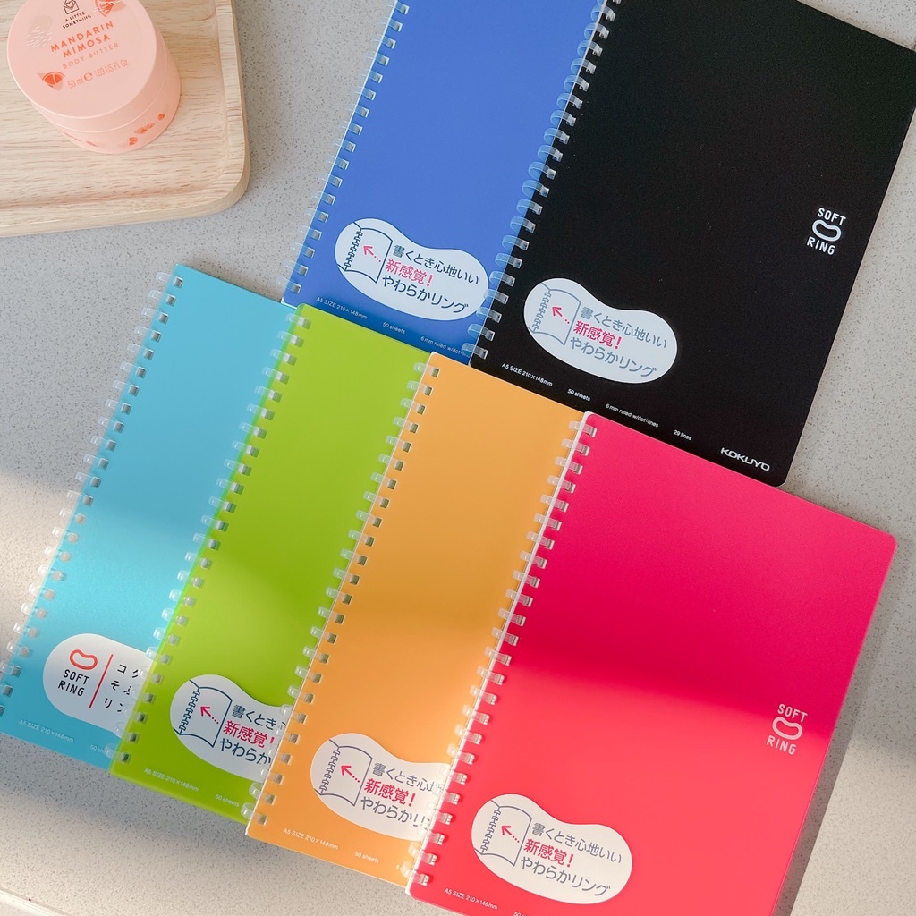 Kokuyo Campus SOFT RING NOTEBOOK MEMO PAD B5/A5 Model S-SV301BT (SOFT ...