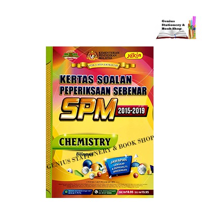 2020 Edition - Past Year SPM 2015-2019 SPM CHEMISTRY Actual Exam ...