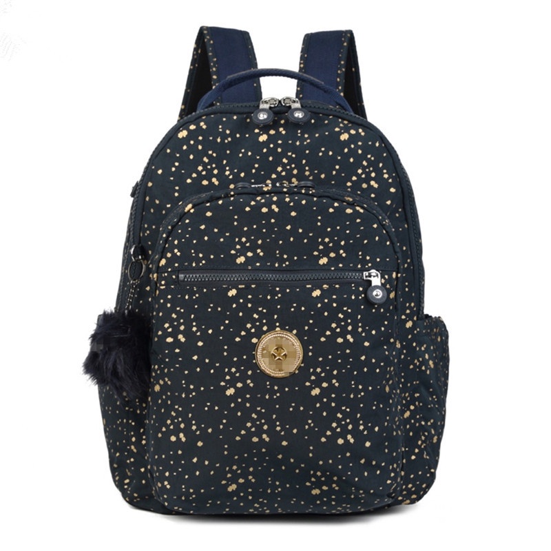 Kipling Large Women Waterproof Backpacks Fancy High School Bags Preppy