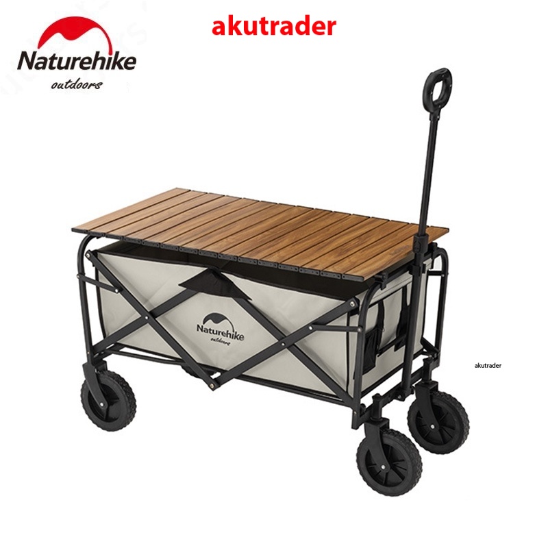 Naturehike 90L Outdoor Folding Camping Trolley Car Ultralight Trolley ...