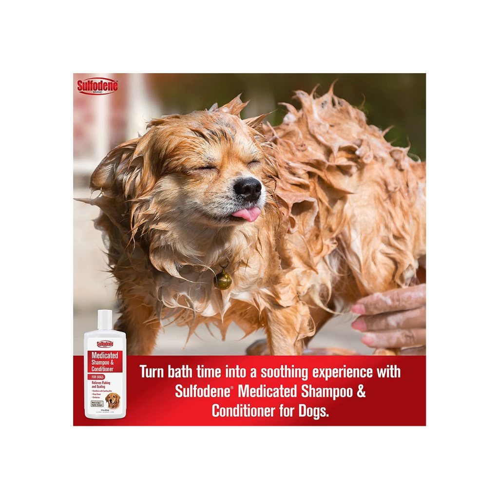 Sulfodene medicated dog shampoo & conditioner clearance