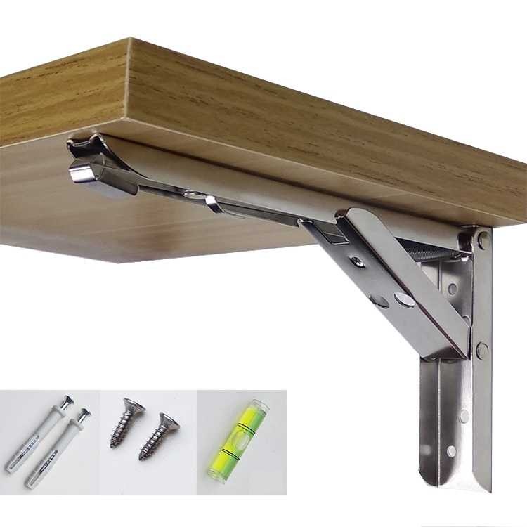 SIKU 8 Inch Folding Angle Rack with Angle Hinge 2PCS | Shopee Singapore