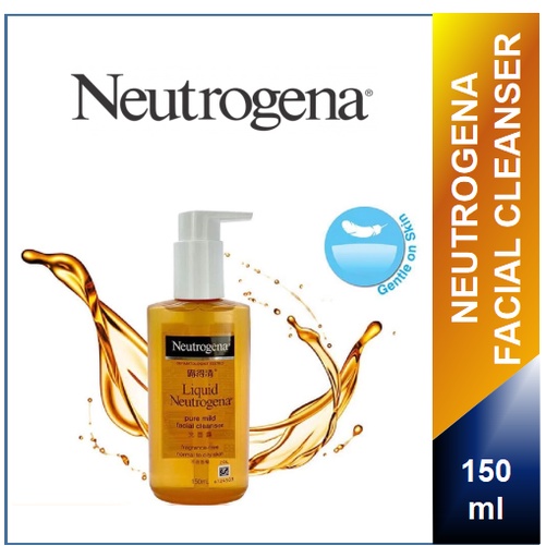 Neutrogena Liquid Pure Mild Facial Cleanser/Wash Normal To Oily Skin