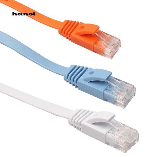 HN 0.5 15m CAT6 Speed Gigabit Ethernet Network LAN Cable Flat UTP Patch Router Cable Shopee Singapore