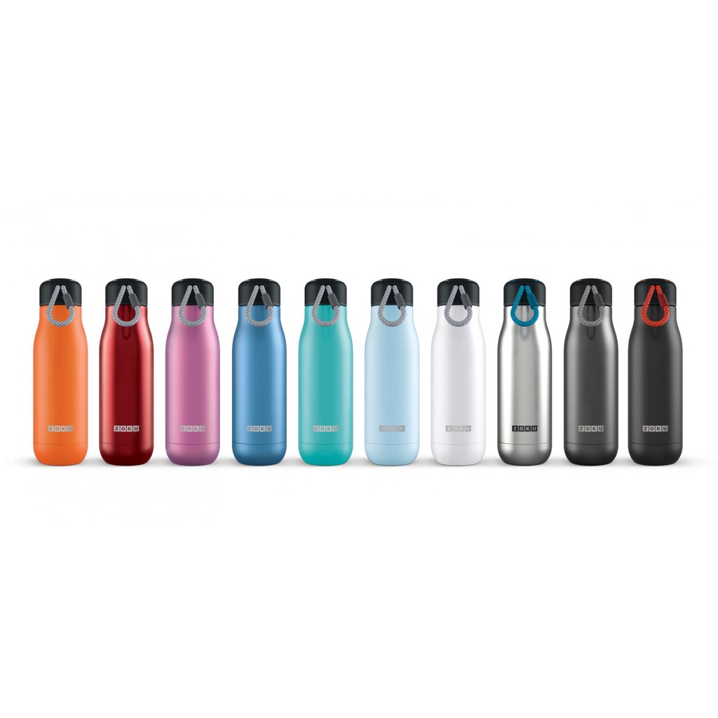 Zoku Stainless Steel Thermal Bottle 18oz/500ml - Gizmo Hub | Shopee ...