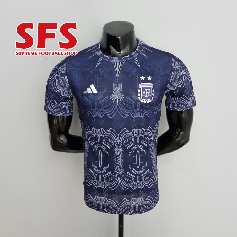 【SFS】 Top Quilty Player Version 2223 Argentina Black Panther Jersey
