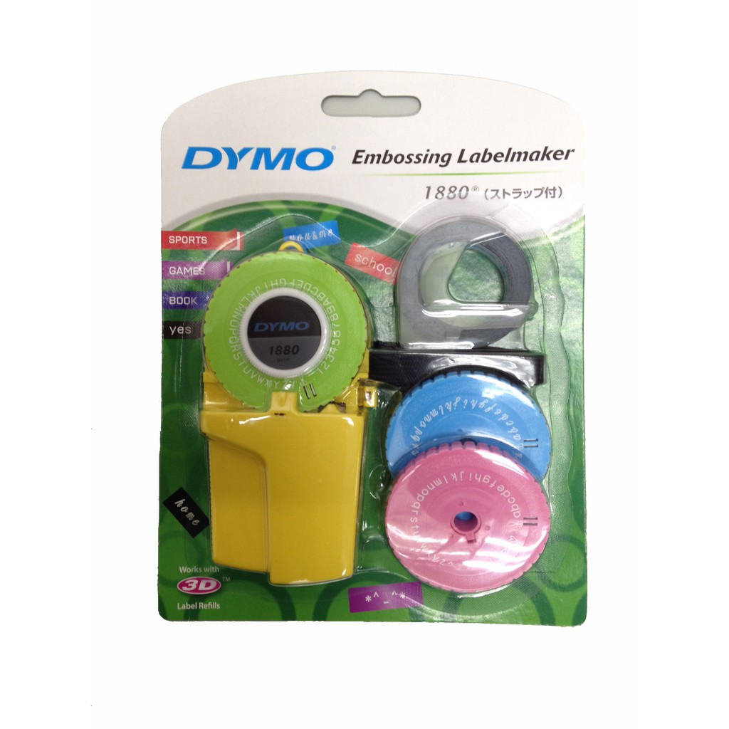 Dymo Manual Embosser Label Maker M1880 3 Wheel Label Machine Shopee Singapore