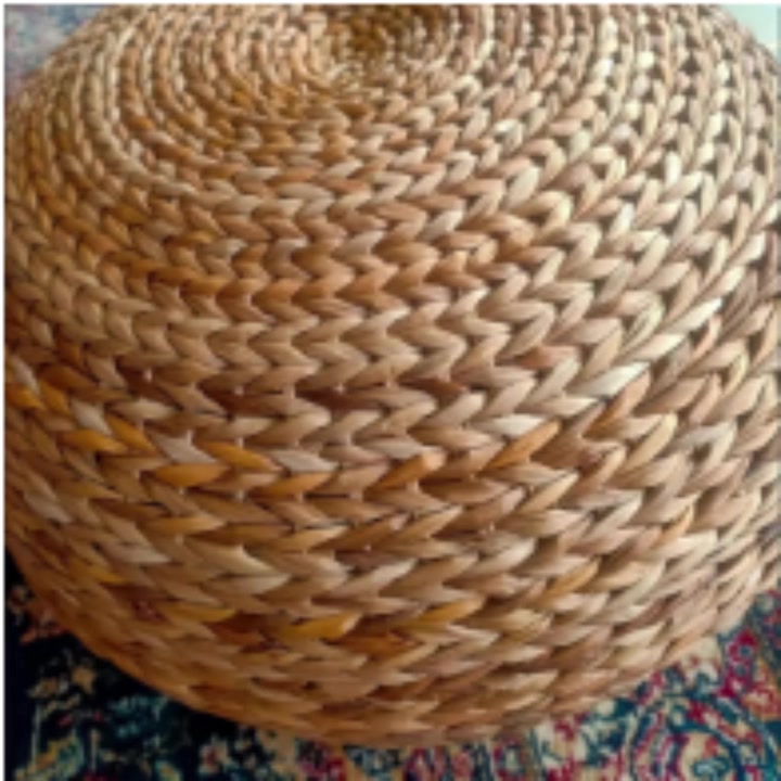 Straw Stool Low Stool Woven Round Stool Rattan Stool Hotel Fashion ...