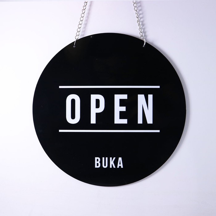 Open Closed Acrylic Board Open Close Sign Board Signage Shop Cafe ...