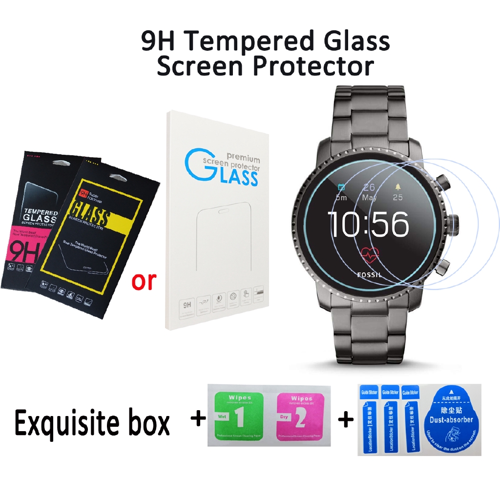 Fossil gen 4 sales smartwatch tempered glass