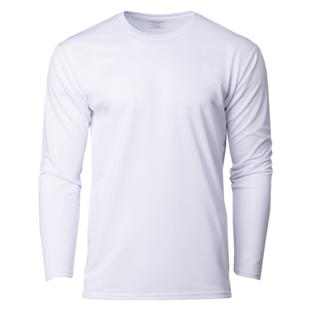 White dri store fit long sleeve