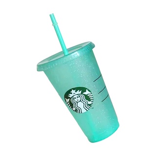 2022 New 5 Style Starbucks Tumbler Color Changing Confetti Reusable Plastic  Tumbler with Lid and Straw Cold Cup, 24 Fl Oz, Set of 1 or 5 LDYLIST