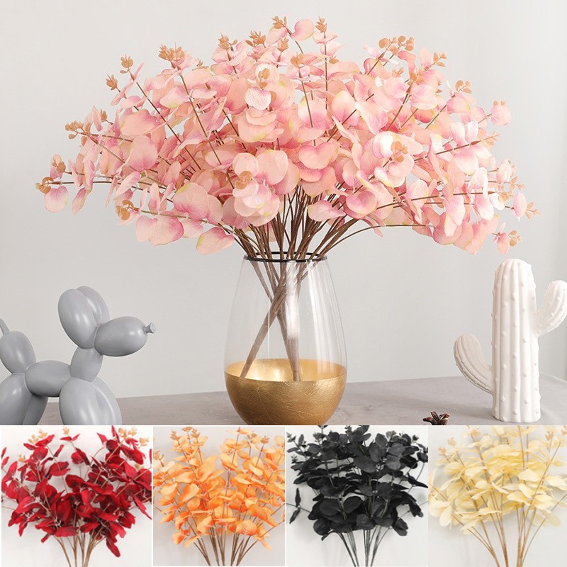 Artificial Eucalyptus Bouquet artificial flowers Artificial Plant Fake flower Plants Home Decor Table Dining Decoration