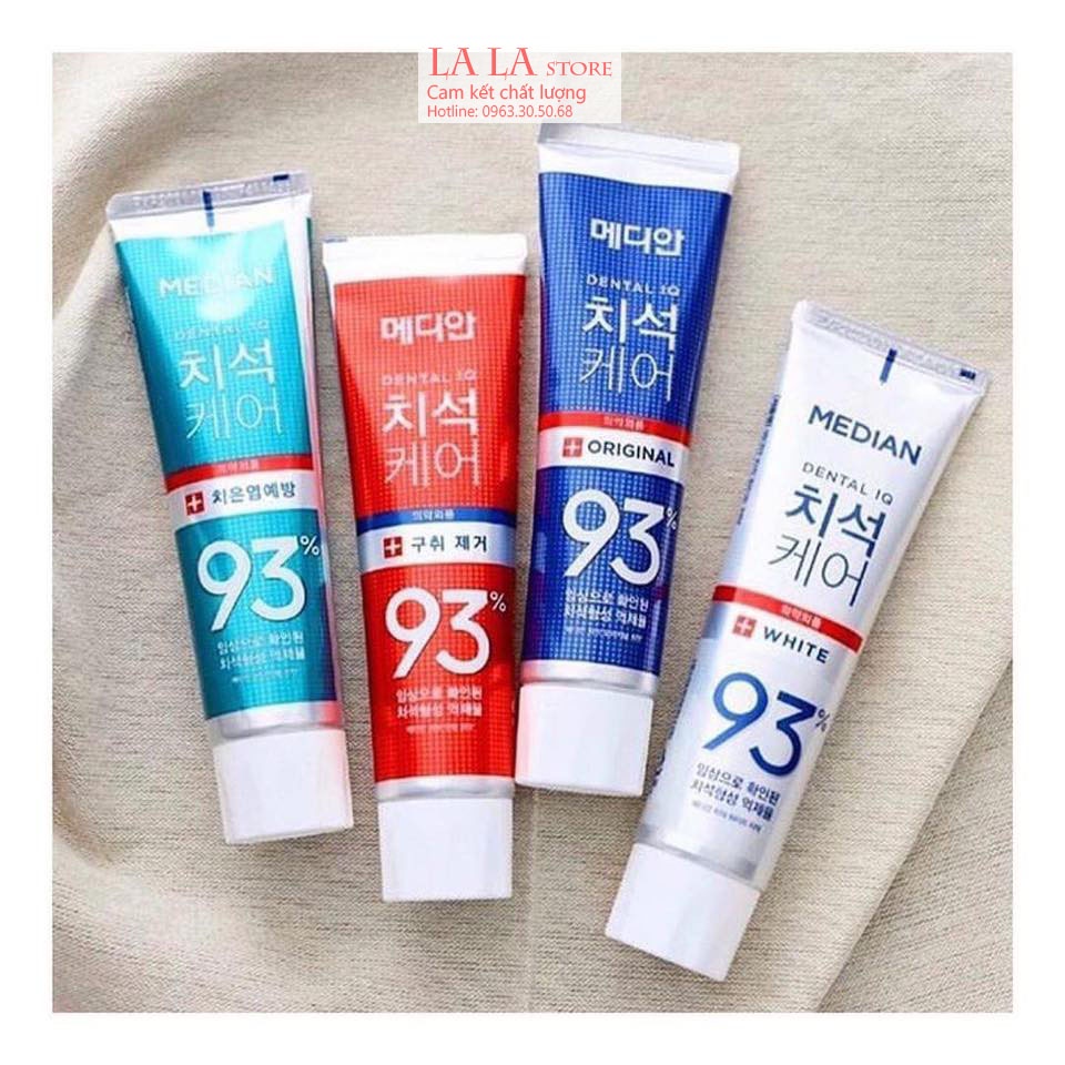 Korean Toothpaste MEDIAN DENTAL IQ 93% 120g | Shopee Singapore