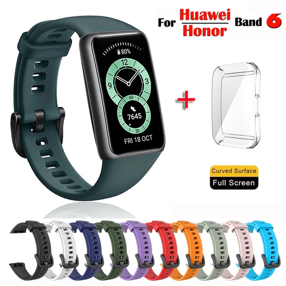 Ersatzarmband Für Huawei Band 6 / Honor Band 6 | 12 Farben, TPU, Wasserdicht & Bequem