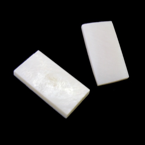 Sliced rectangle inlays tiles seashell 50pcs - Mother of pearl ...
