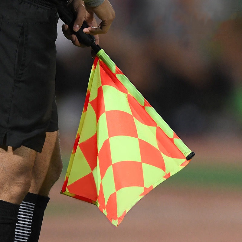 Football Competition Side Patrol Flag Referee Side Referee Flag Signal