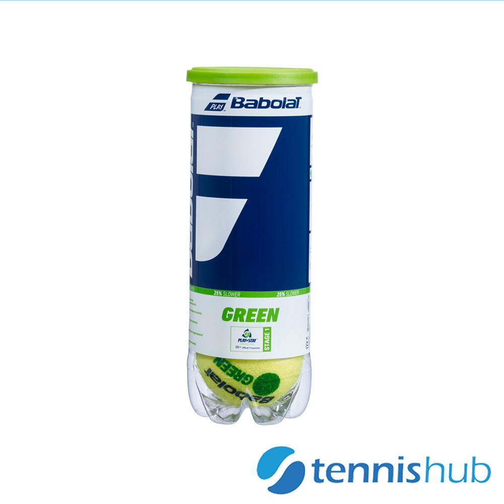 Babolat Stage 1 Green Tennis Balls (Can Of 3)