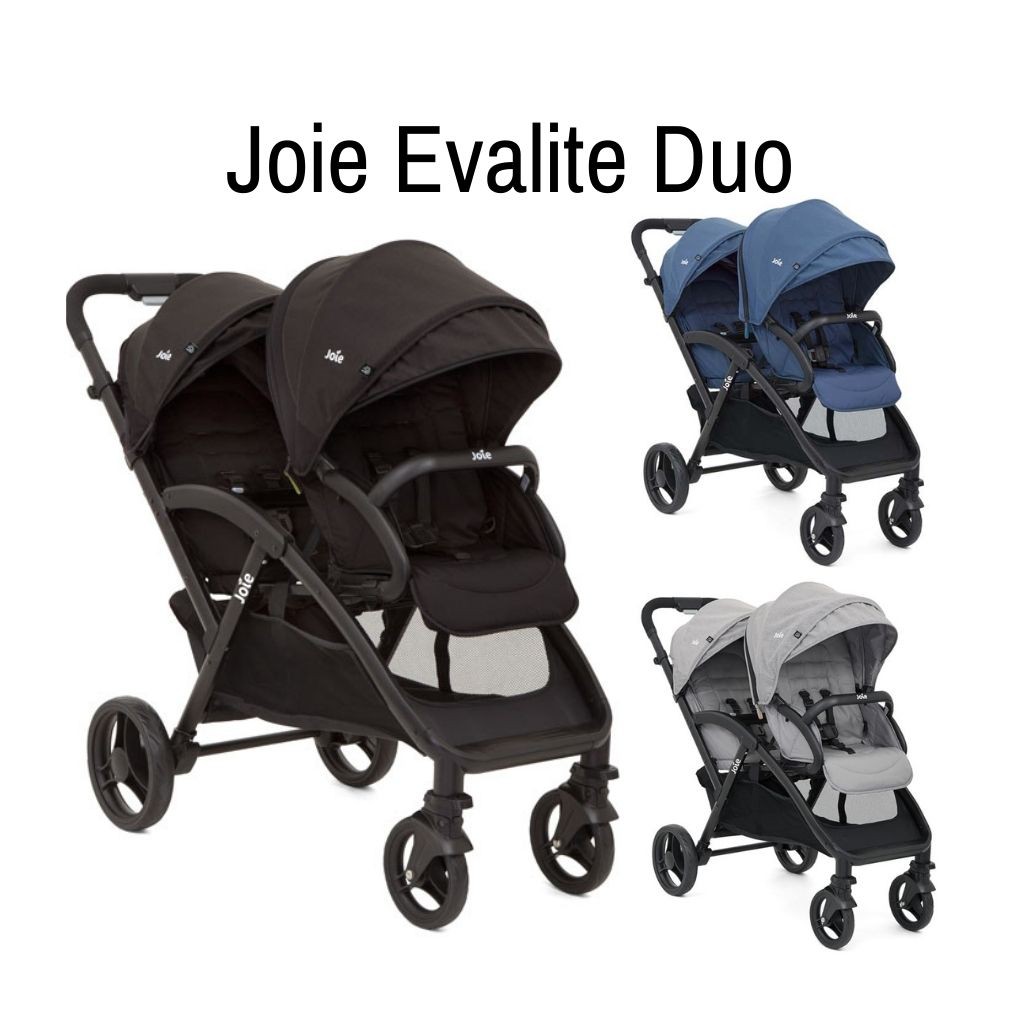 Joie evalite 2024 duo grey flannel