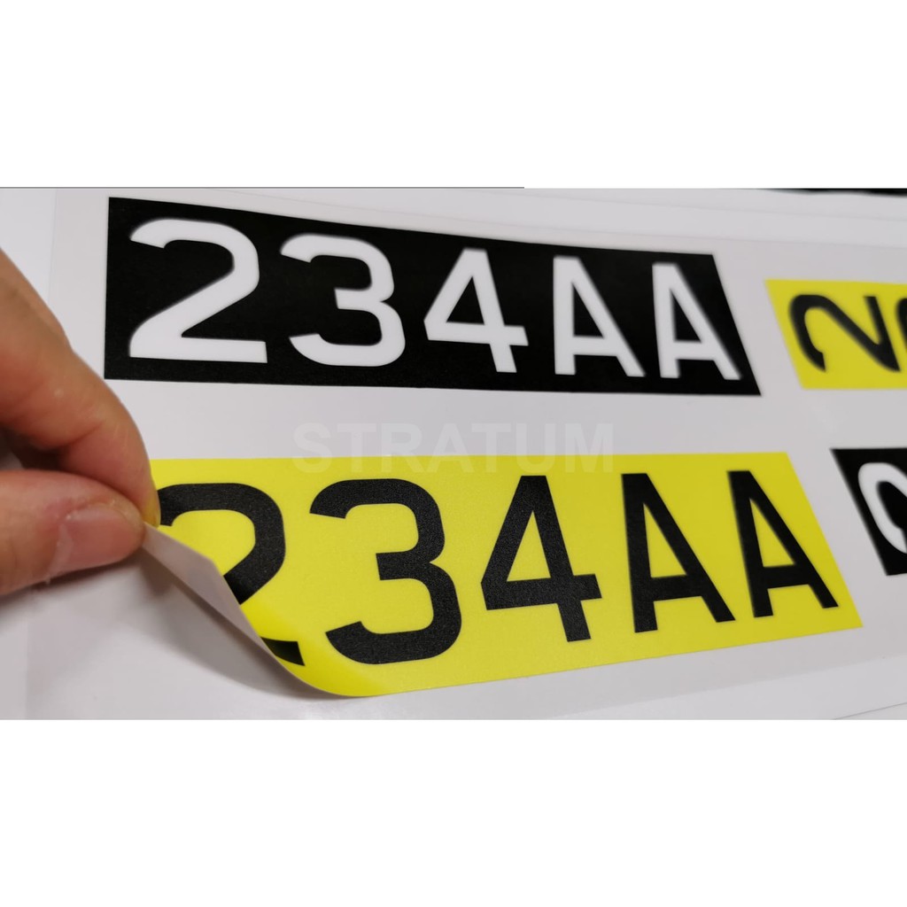 E-Scooter | E-Bike | PMD | PAB | Printed License Number Sticker | LTA ...