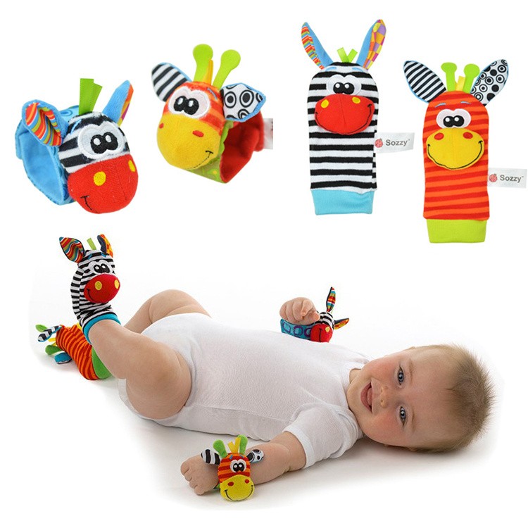 baby wrist rattle/ foot finders / Wristlet safety kids toy toys