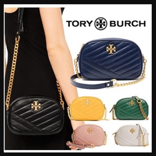 Tory Burch Kira Chevron Small Camera Bag (Tempranillo) Handbags