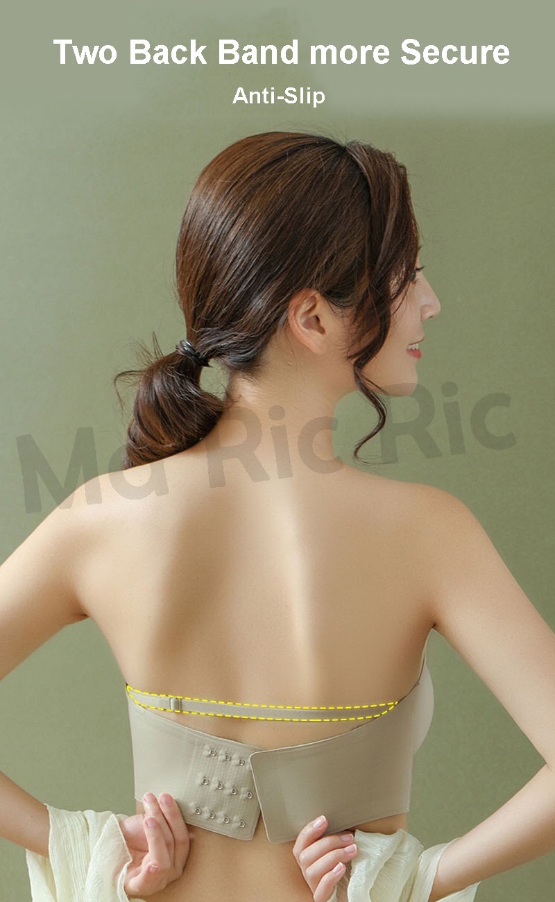 SG InStock) Ultra Thick Push Up Double Back Band #Strapless #Bra (Wir