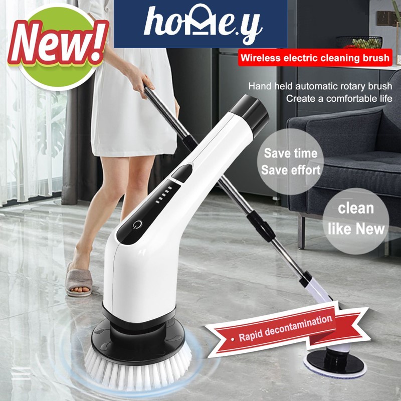 SG Homey Electric Floor Wall Automatic Scrubber Extendable Handheld Cable-Free