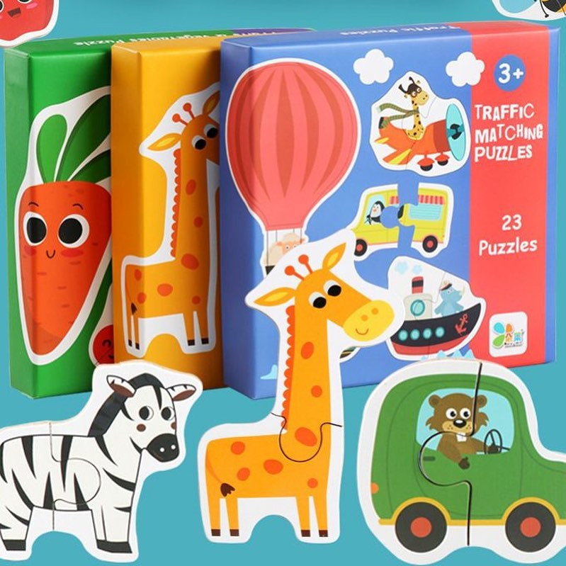Matching Puzzles (3 designs to choose from) | Shopee Singapore