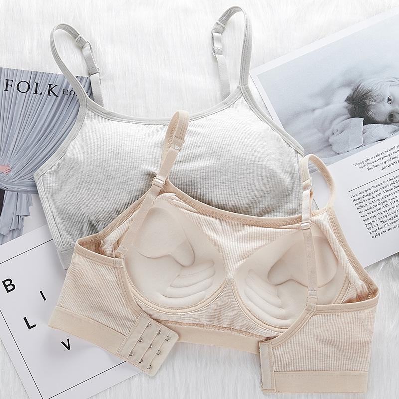 188807 One-piece Chest Pad Vest Female Adjustable Thread Bra Sports ...