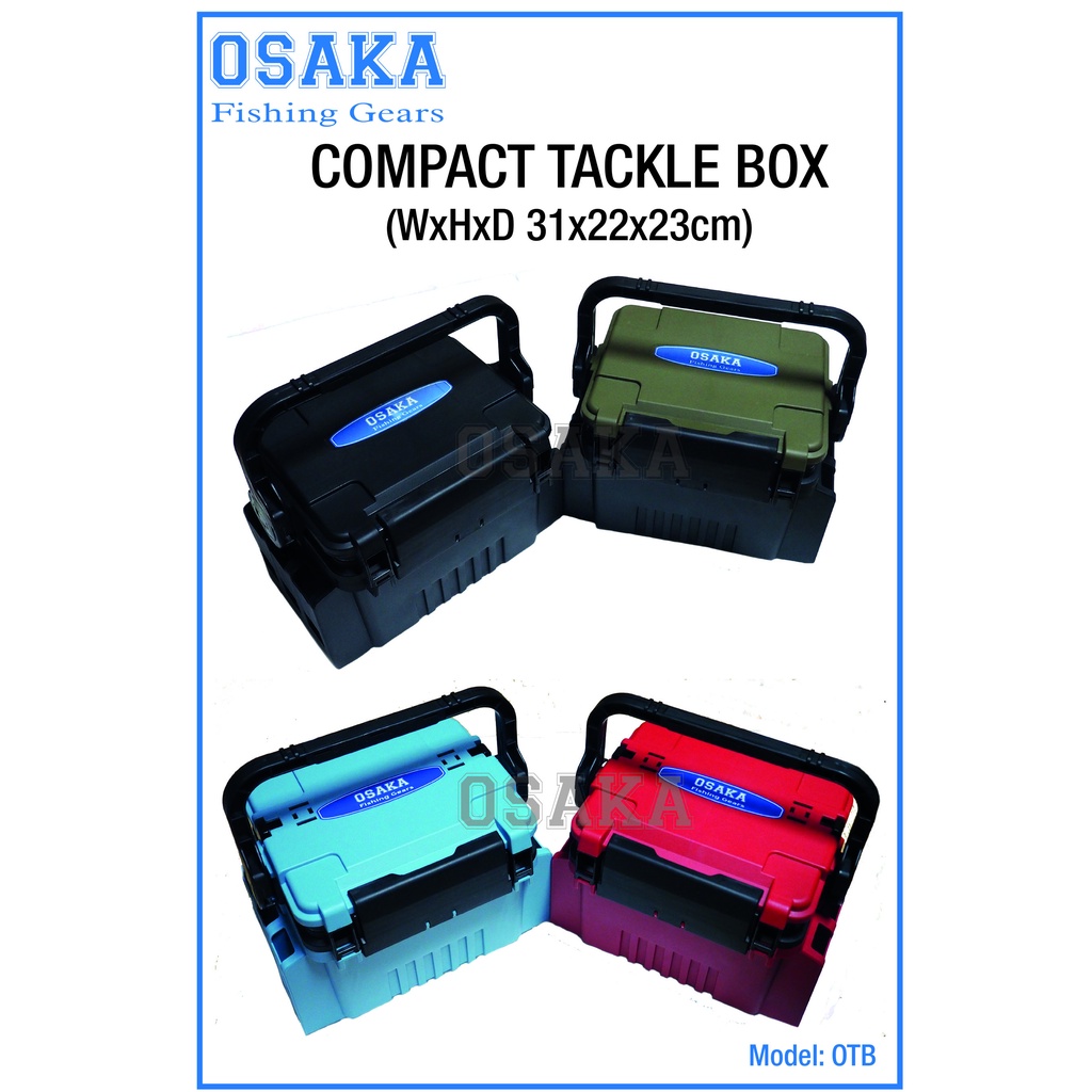 OSAKA TACKLE BOX Size SMALL (31x23x22cm) like Meiho Versus VS7055