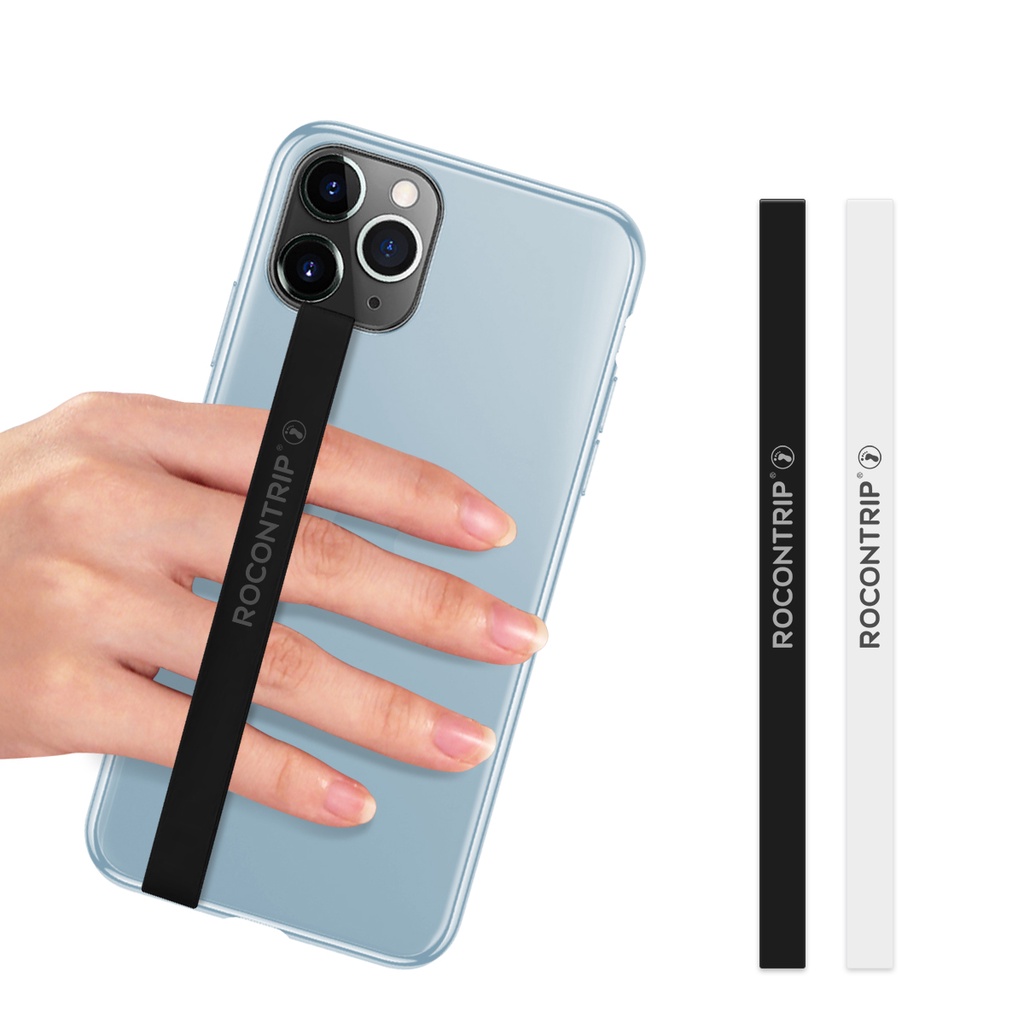 ROCONTRIP Silicone Strap Expandable Smartphone Wrap Handgrip Belt ...