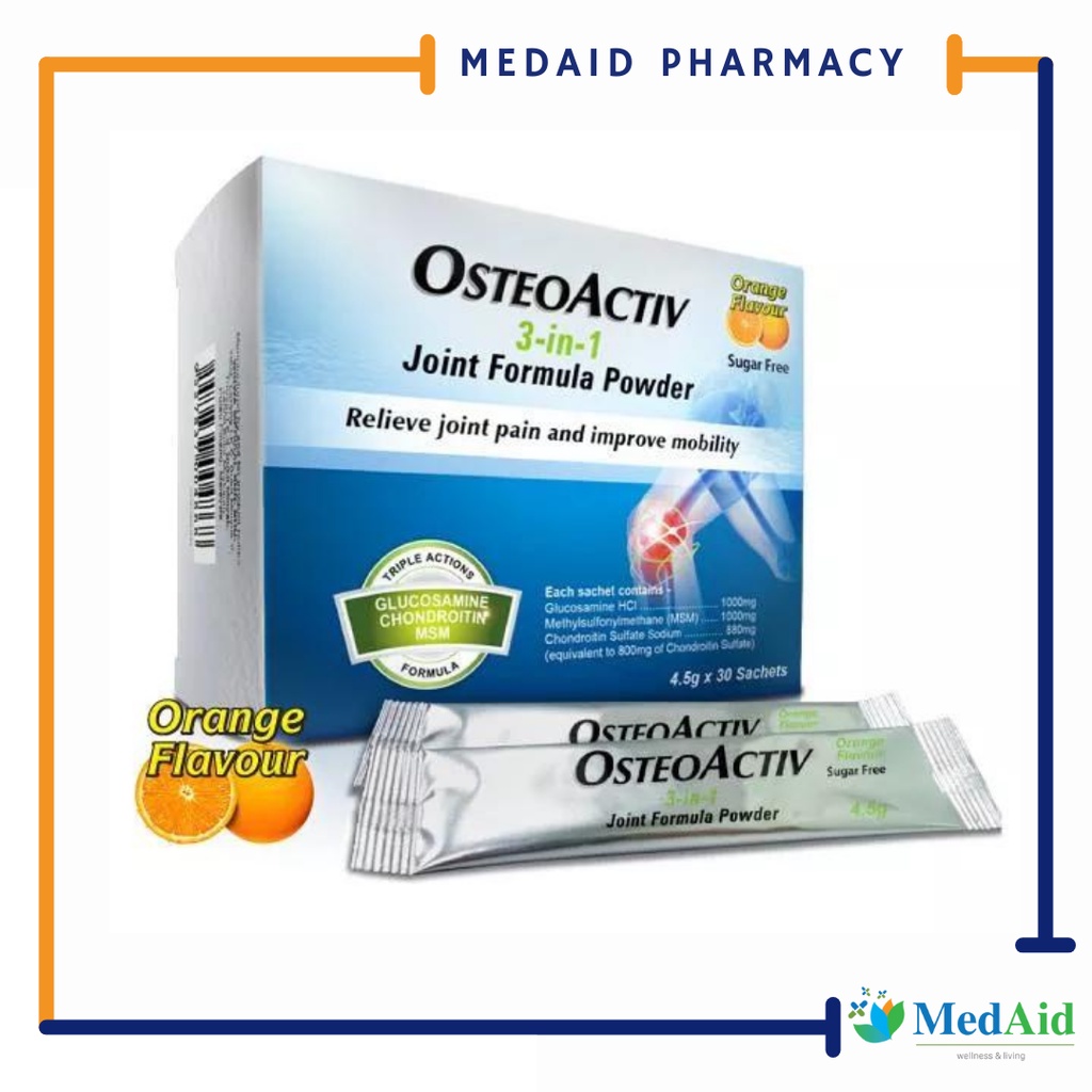 OsteoActiv 3-in-1 Joint Formula Powder 4.5g x 30 sachets | Shopee Singapore