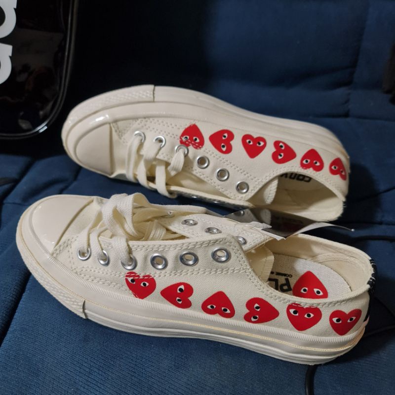 Cdg canvas outlet shoes