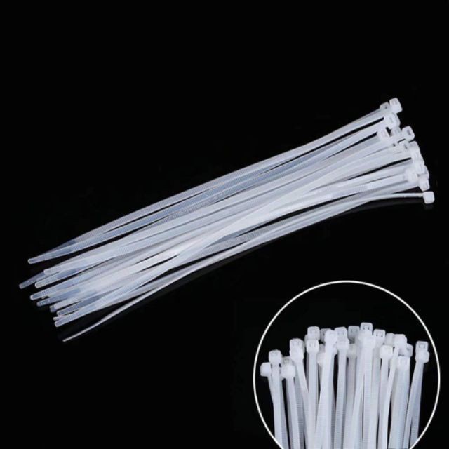 [SIEURE] 100 White plastic drawstrings of all SIZES, beautiful products ...