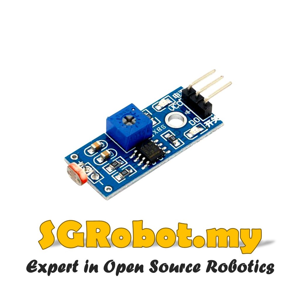 Photo Resistor LDR Light Sensor Module ( Light Dependent Resistor ...